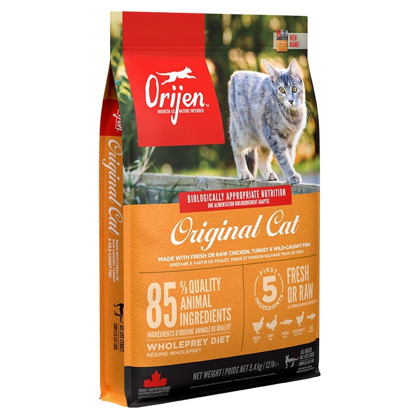 ORIJEN Original Cat - Suha hrana za odrasle mačke, 5,4 kg