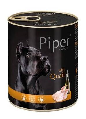 DOLINA NOTECI Piper Živali z prepelico - Mokra hrana za pse - 800g