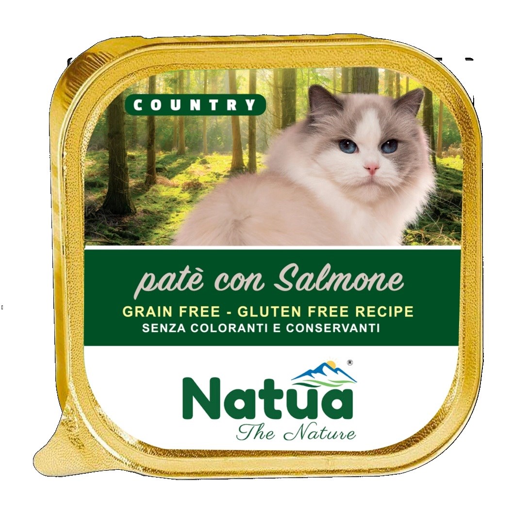 NATUA Country mokra hrana za mačke s lososom - 100g