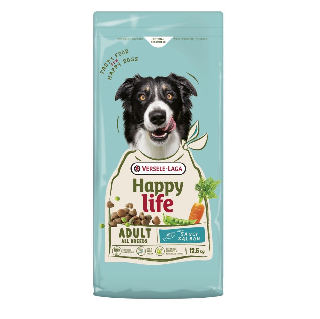 VERSELE-LAGA Happy life Losos - suha hrana za pse, 12,5 kg