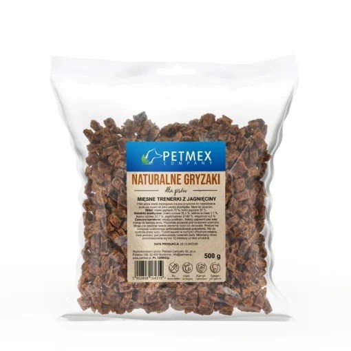 PETMEX Jagnječji trening priboljški - Pasja poslastica, 500 g