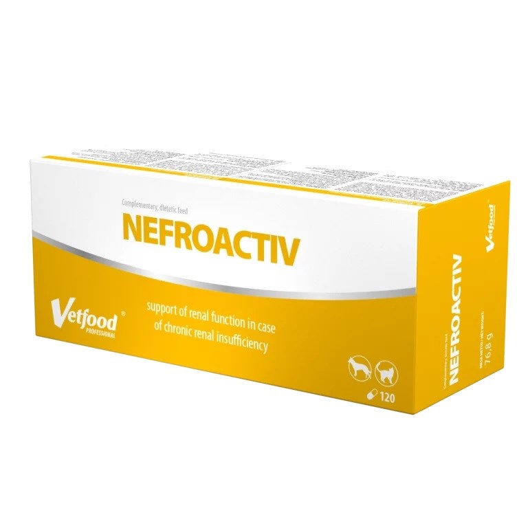 VETFOOD Nefroactiv - tablete za pse in mačke (VTF) - 120 kosov