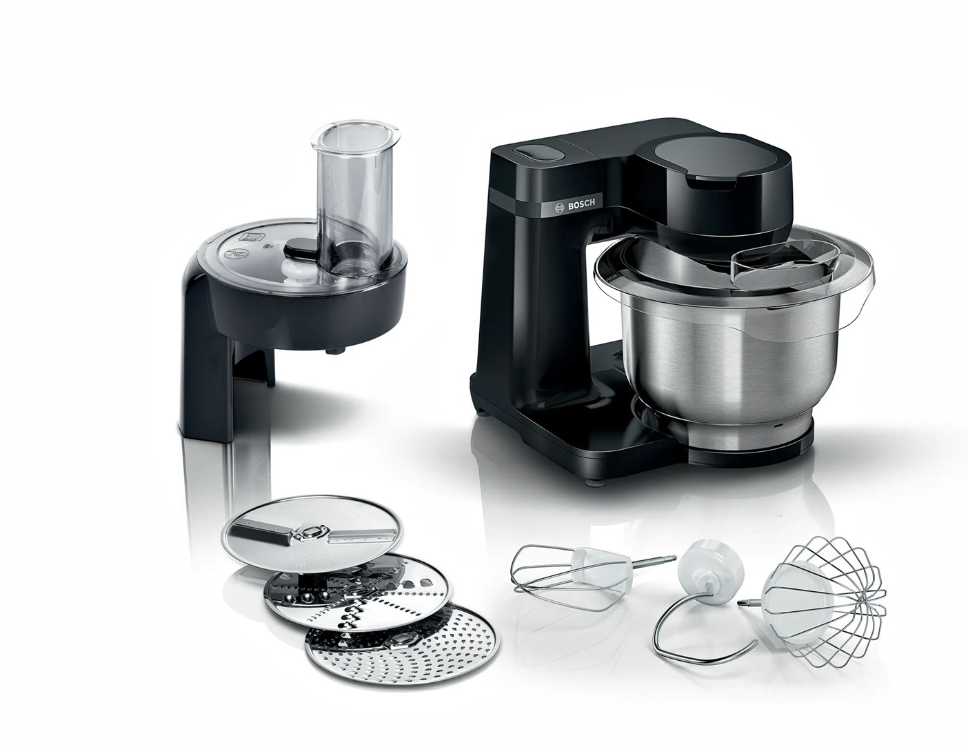 Bosch MUMS2EB01 kuhinjski robot 700W 3.8L črna, nerjaveče jeklo