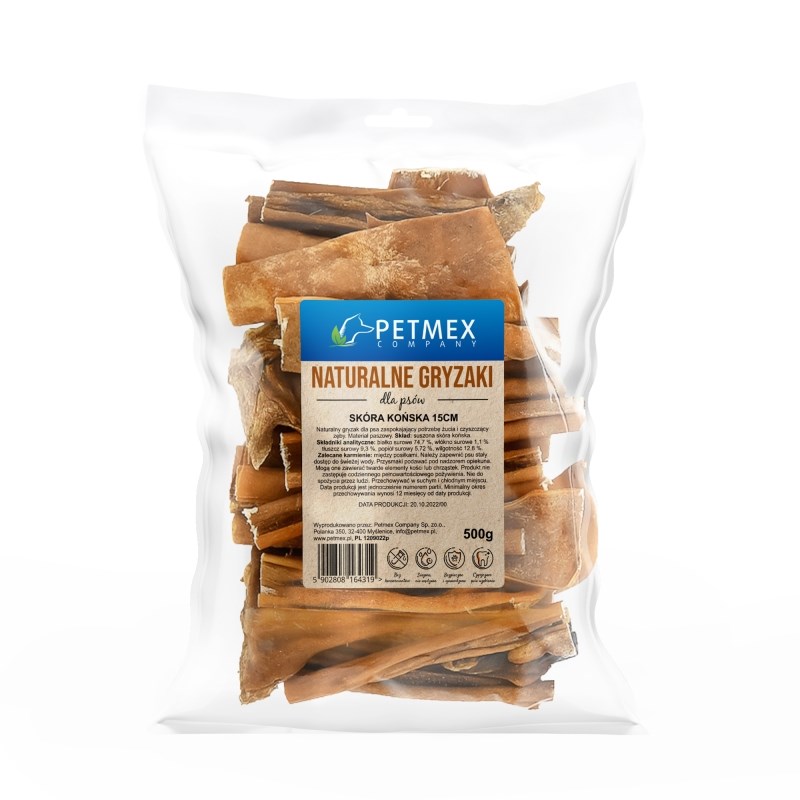 PTX Horse skin - grizljiv za pse, 500g