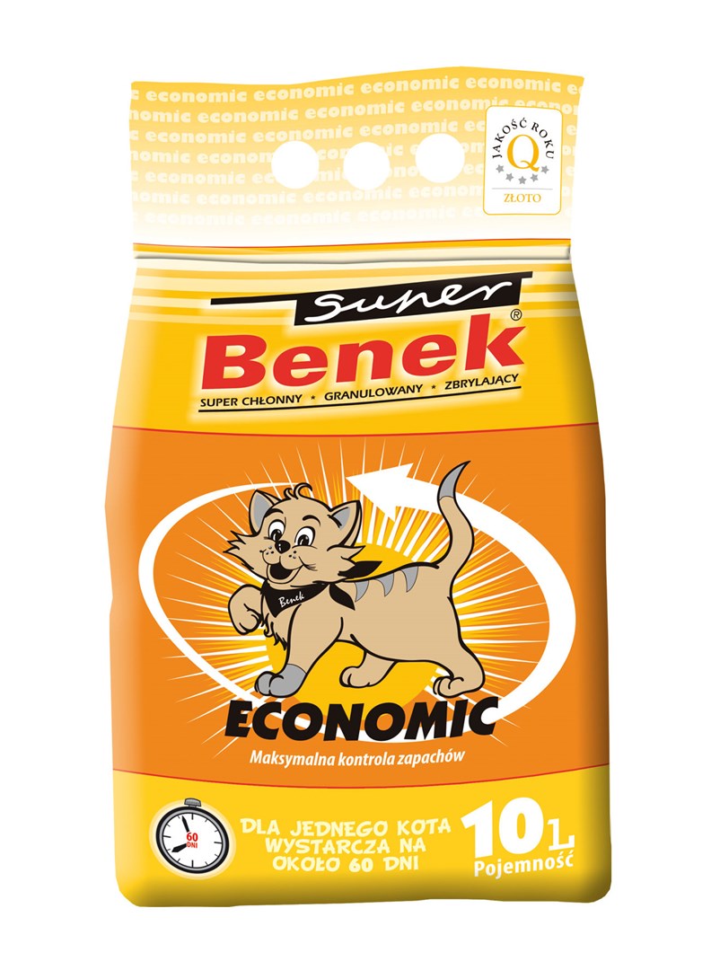 Certech Super Benek Economic - Gruda za mačje stranišče 10 l