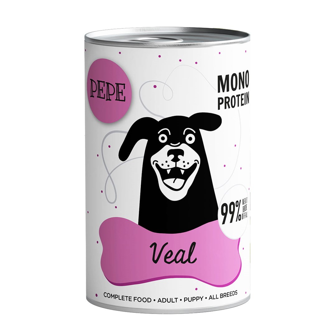 PAKA ZWIERZAKA Pepe govedina - mokra hrana za pse, 400g