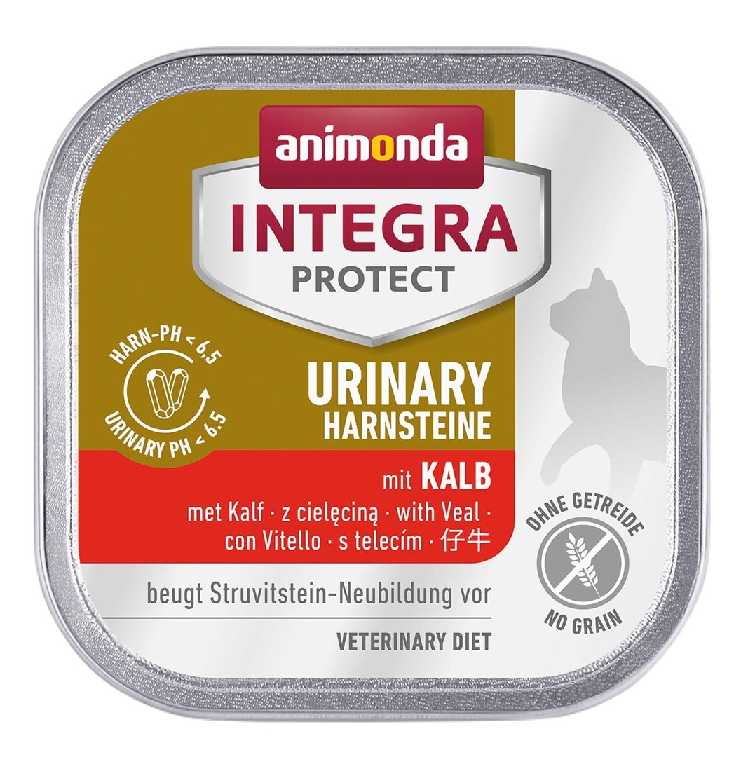 ANIMONDA Integra Protect Harnsteine telečje - Mokra hrana za mačke, 100 g