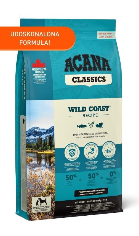 ACANA Classics Wild Coast pasja hrana 14,5 kg