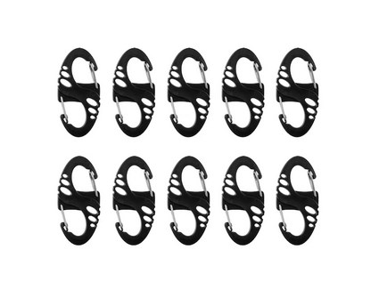 Mil-Tec S-Hook karabini set - črna