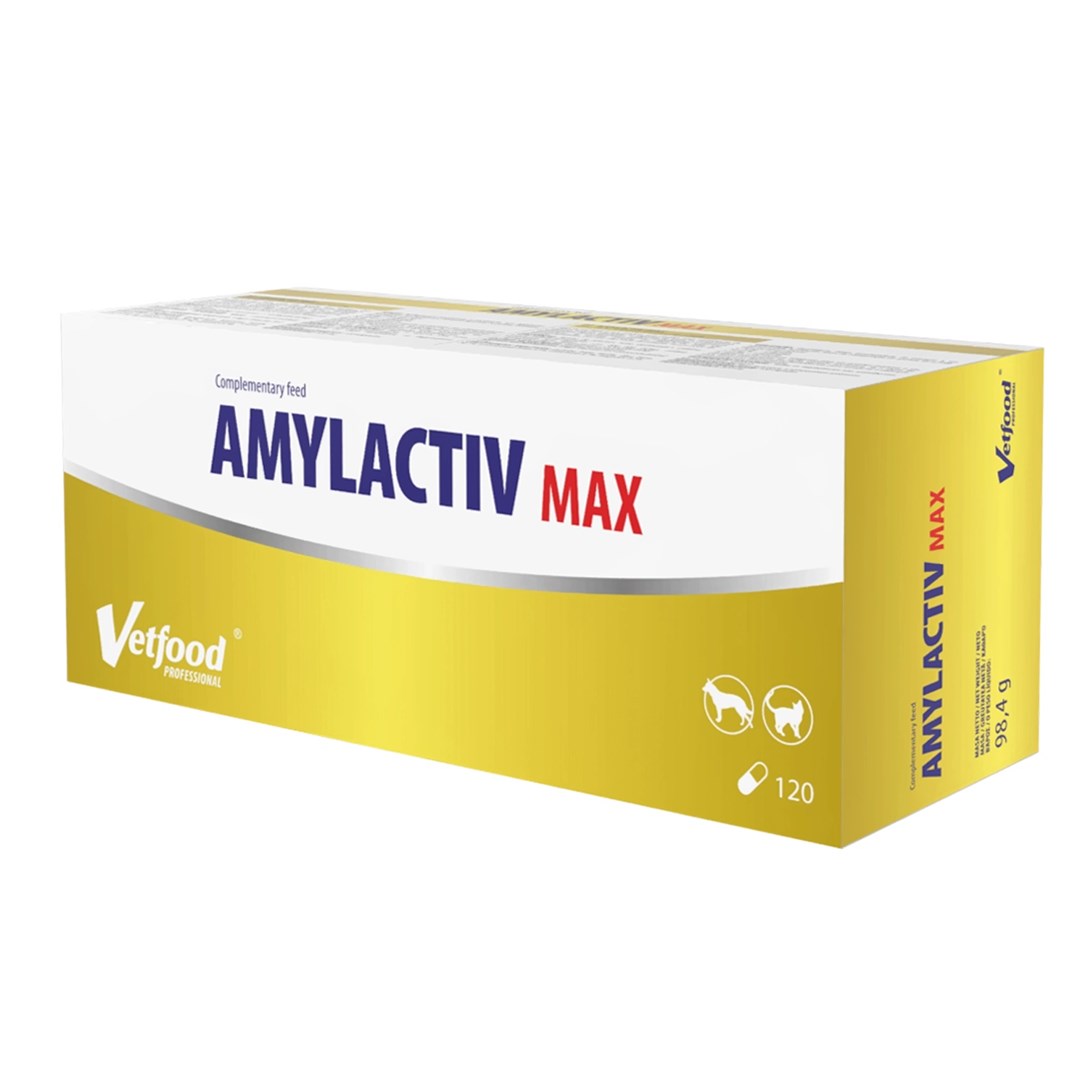 VETFOOD Amylactiv Max - prehransko dopolnilo za pse in mačke, 120 tablet