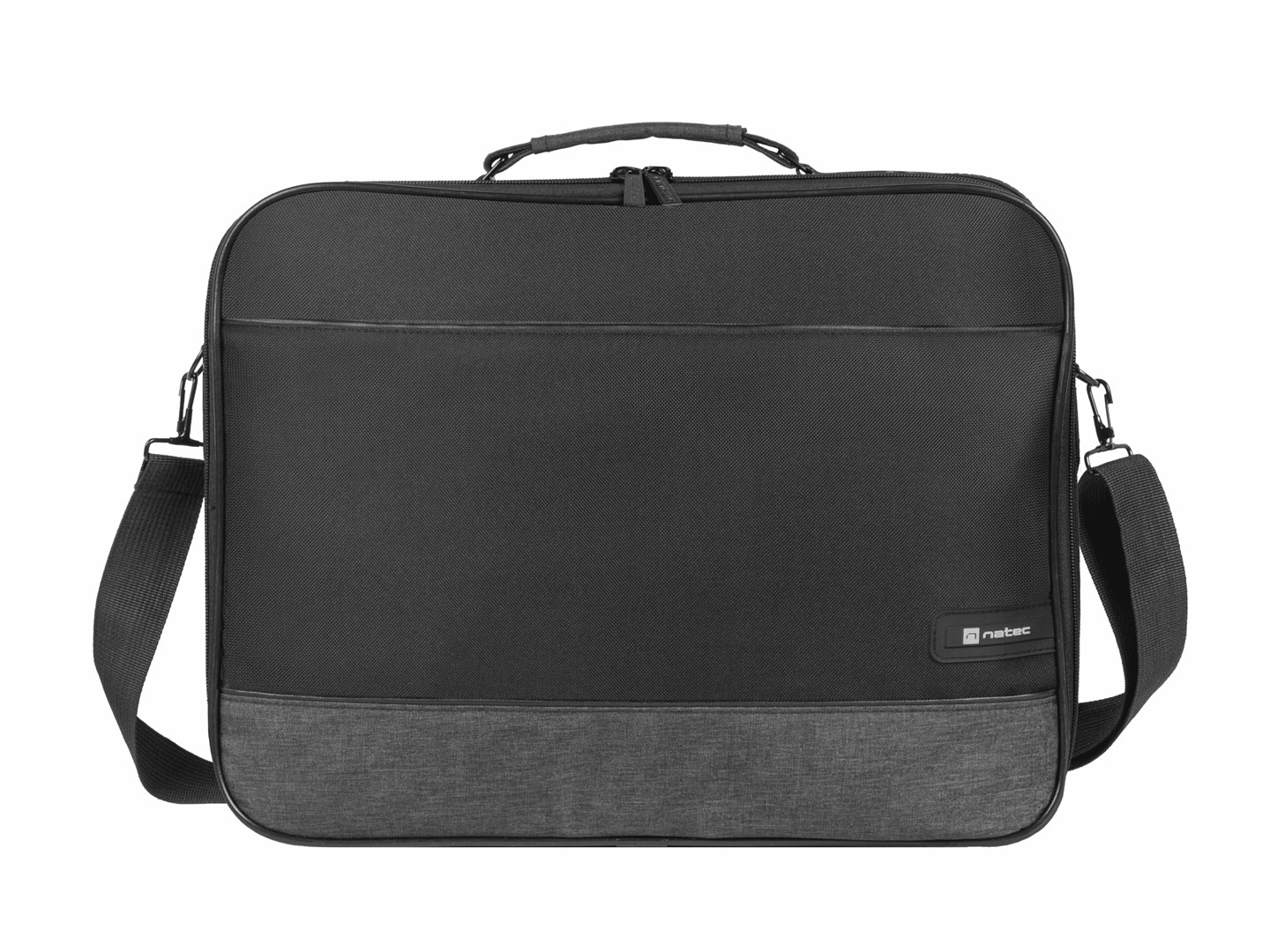 NATEC Impala 2 torba za prenosnik, 43.9 cm (17.3"), Črna/Siva