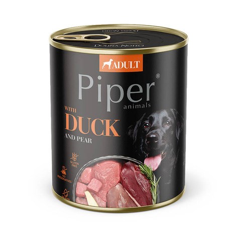 Dolina Noteci Piper Račja prsa z hruško - Mokra hrana za pse - 800g