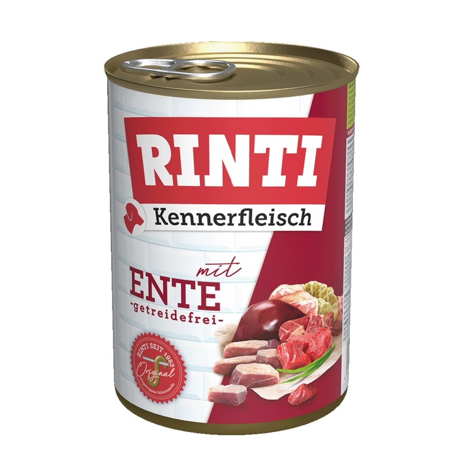 RINTI Kennerfleisch hrana za pse RAČKA - 400g pločevinka