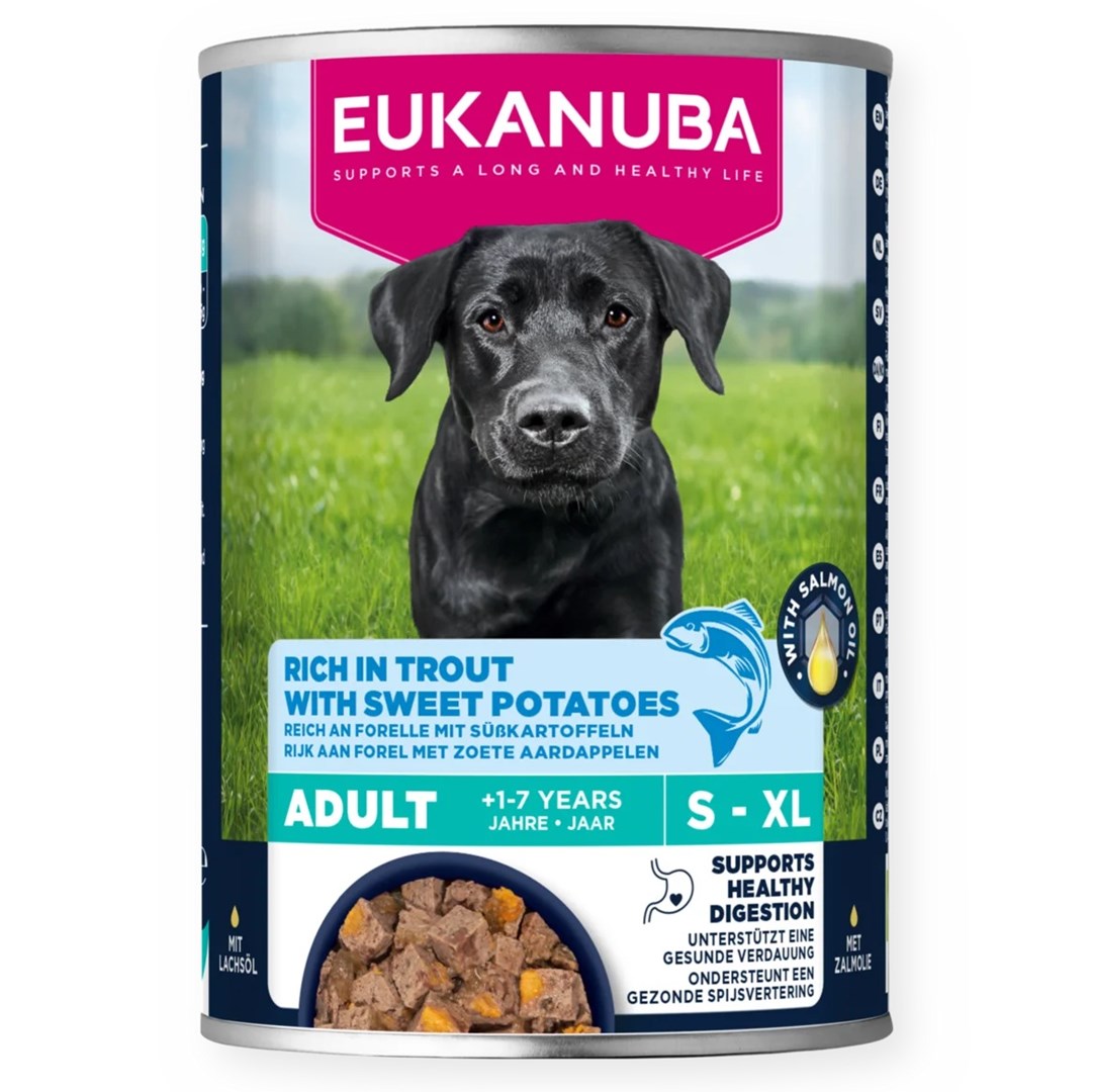 EUKANUBA Life Care Losos in sladki krompir - mokra hrana za pse, 400 g