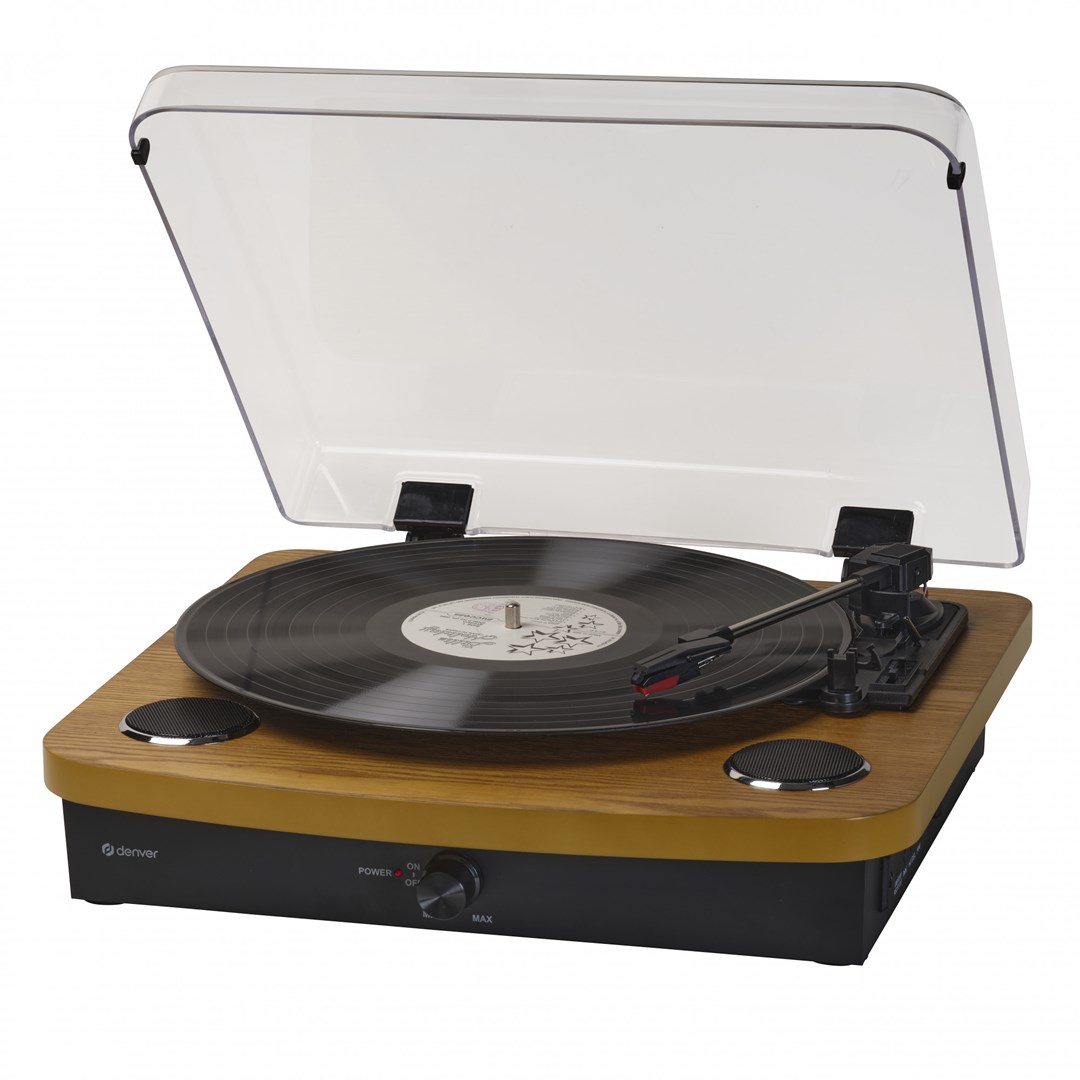 DNV Gramofon VPL-230LW, Črna, Les