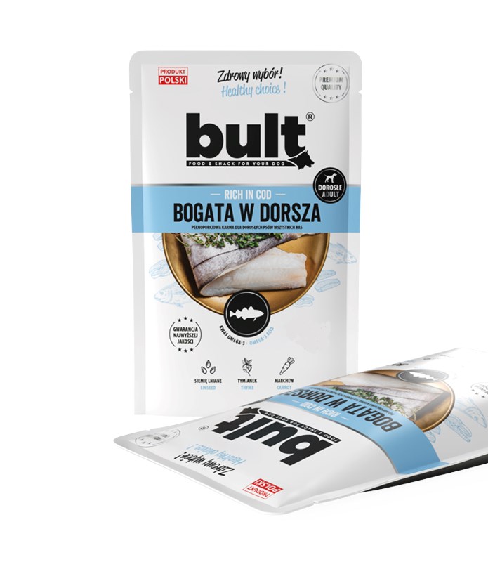 BTU BULT Mokra hrana za pse z lososom – 100g