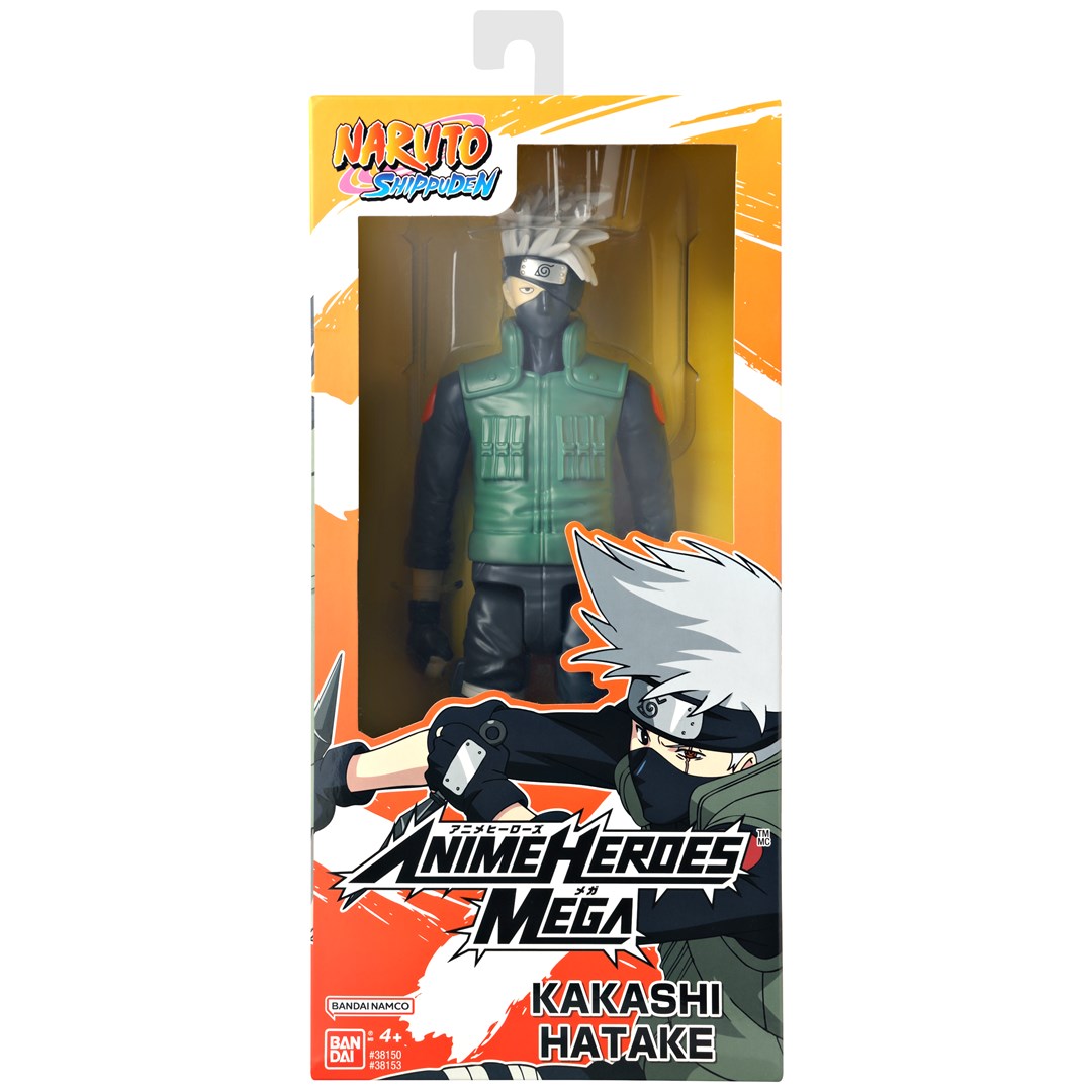 ANIME HEROES MEGA NARUTO - HATAKE KAKASHI figura
