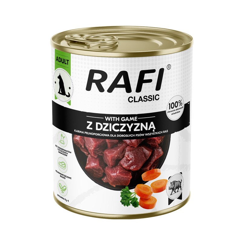 RAFI Classic mokra pasja hrana - 800g