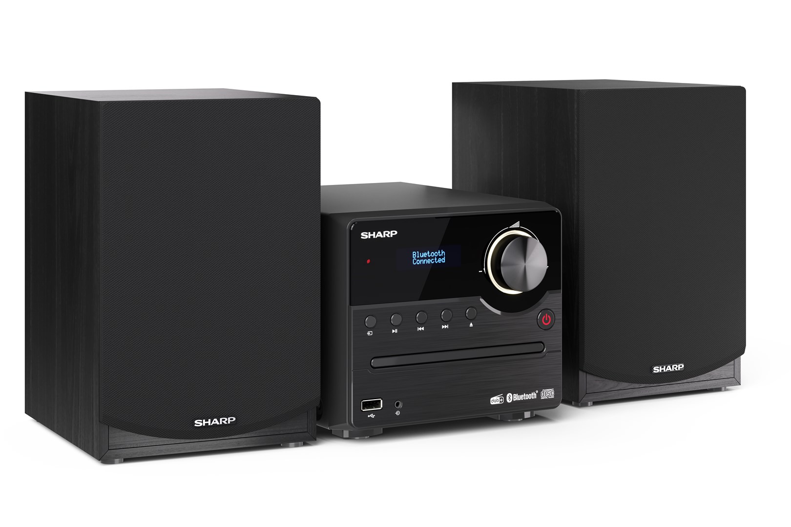 Sharp XL-B517D(BK) Hi-Fi mikro sistem, CD/FM/USB/Bluetooth, črn