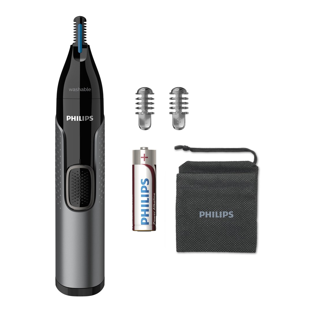 Trimer za nos, ušesa in obrvi Philips NT 3650/16, siv