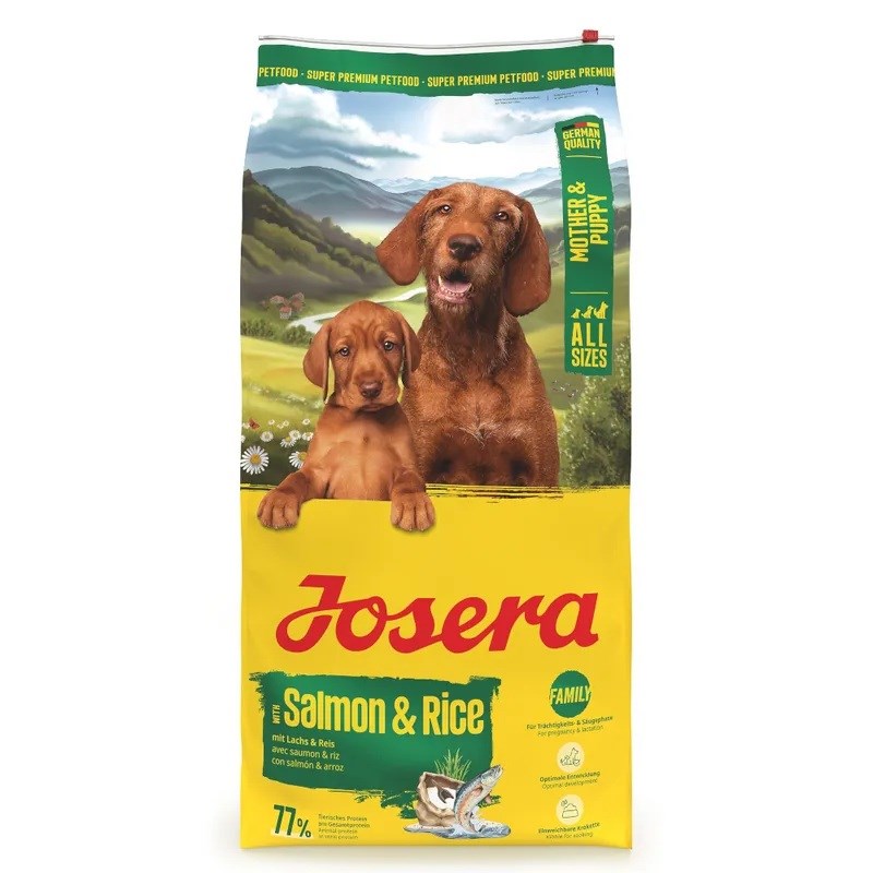 JOSERA Mother & Puppy Salmon & Rice suha hrana za pse, 12,5kg