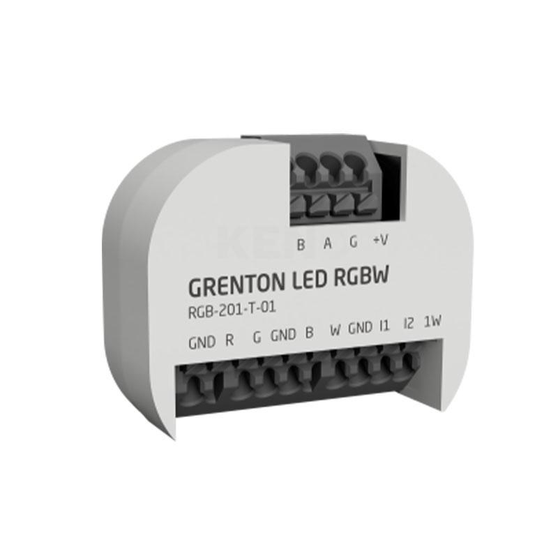 GRENTON LED zatemnilni modul RGBW, 1-žični, 2 digitalna vhoda, vgradni, TF-BUS, bel