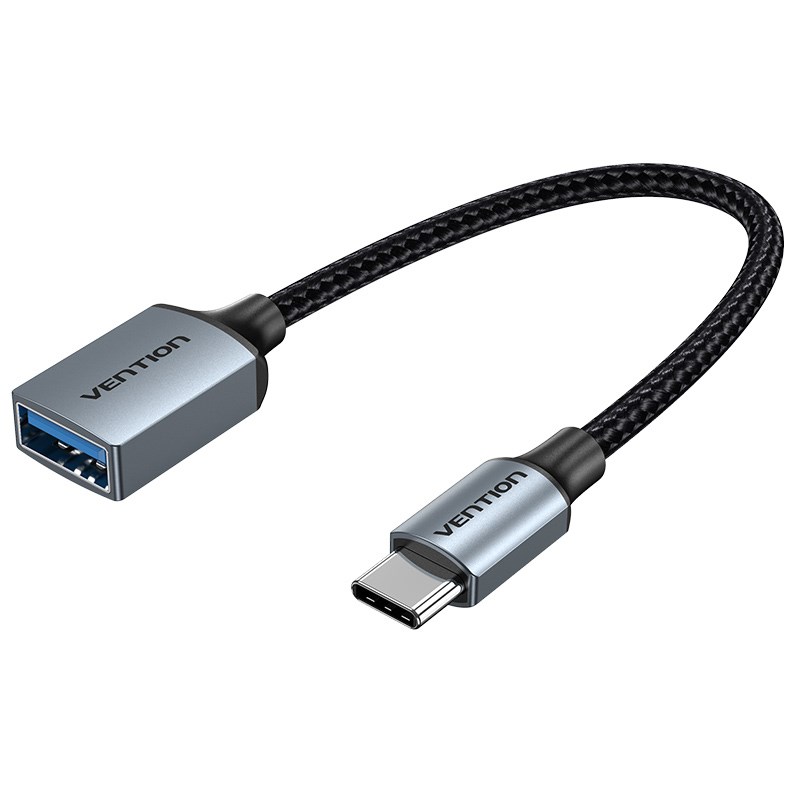 Vention USB 3.0 A (moški) na USB-C (moški) OTG kabel, 0.15M, siv