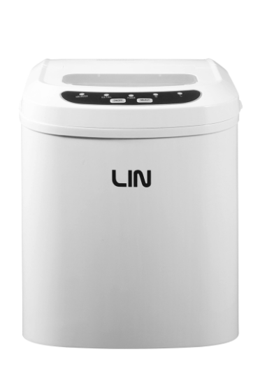 Prenosni ledomat LIN ICE PRO-W12, bel, 12 kg/dan