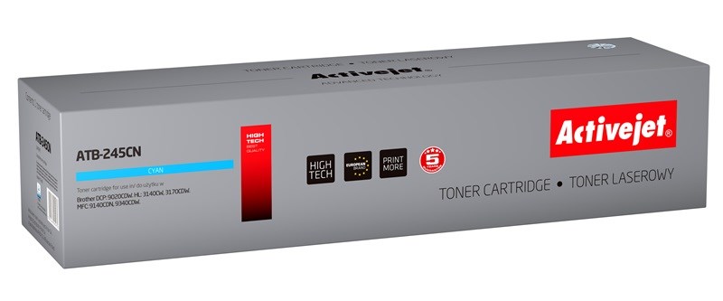 Activejet toner TN-245C (zamenjava za Brother TN-245C), cian, 2200 strani