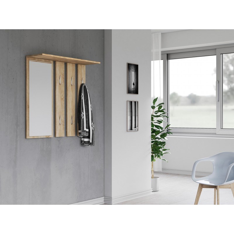 Topeshop OPAL WIESZAK SONOMA obešalnik, hrast