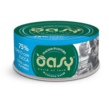 OASY More Love Tuna z bučo - mokra hrana za mačke - 70g