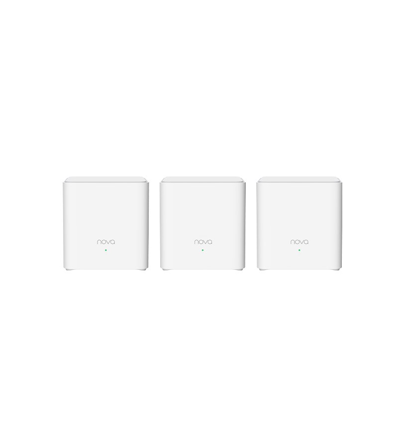 Tenda EX3-3 Mesh Wi-Fi sistem, dvopojasni Wi-Fi 6, komplet 3 kosov, bel