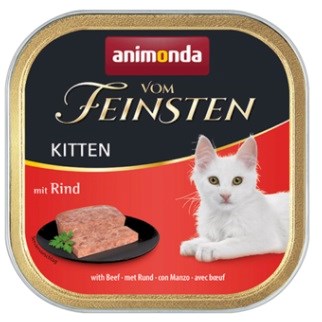 ANIMONDA Vom Feinsten Kitten govedina, mokra hrana za mačke, 100g