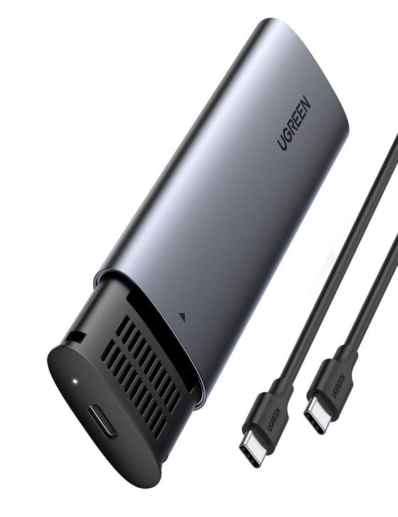 Ohišje za SSD Ugreen 10902 M.2, sivo, USB Type-C