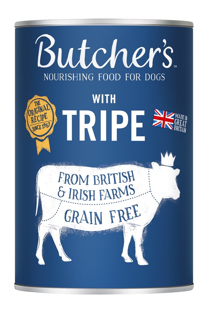 BUTCHER'S Original Tripe Mix Rumen Pašteta - mokra hrana za pse - 400g