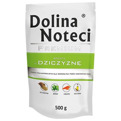Dolina Noteci Premium mokra hrana za pse, s srnino, 500g