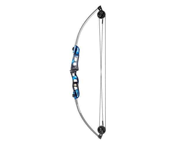Poe Lang EK Firestar 25 LBS Compound Bow, 740 mm, karbonsko modra