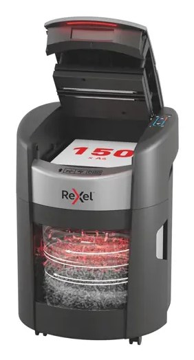 Rexel ShredMax AutoFeed+ 150X uništjevalnik papirja, P4, 150 listov, 15 L