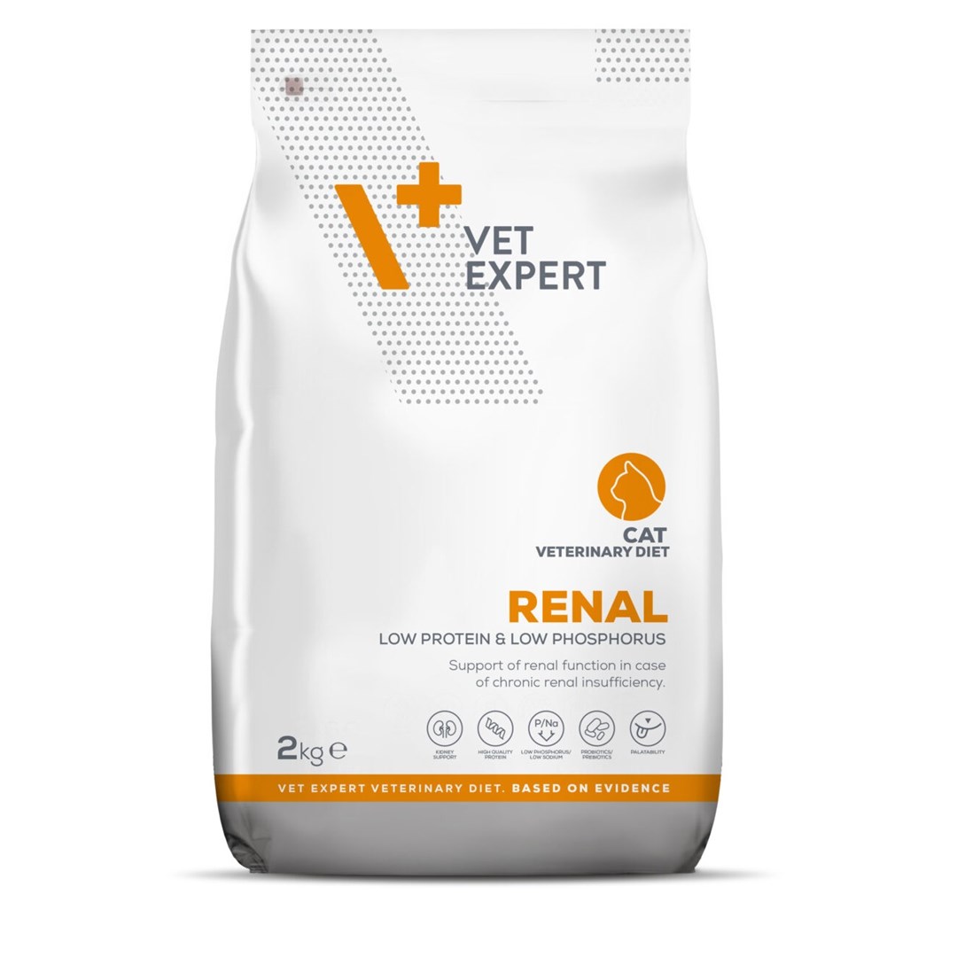 VETEXPERT Renal suha hrana za mačke z jajci, 2 kg