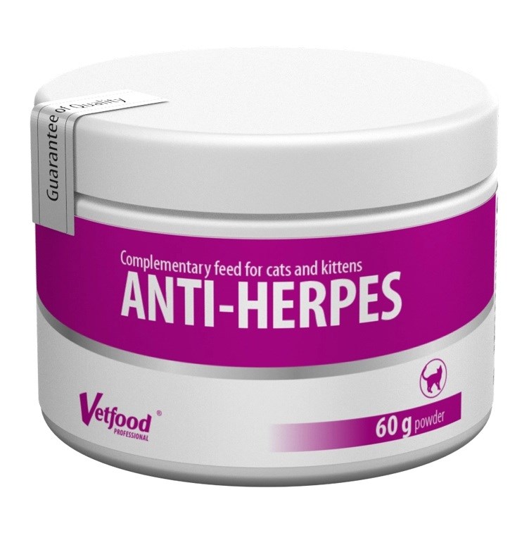 VETFOOD Anti-Herpes za mačke - prehransko dopolnilo, 60 g