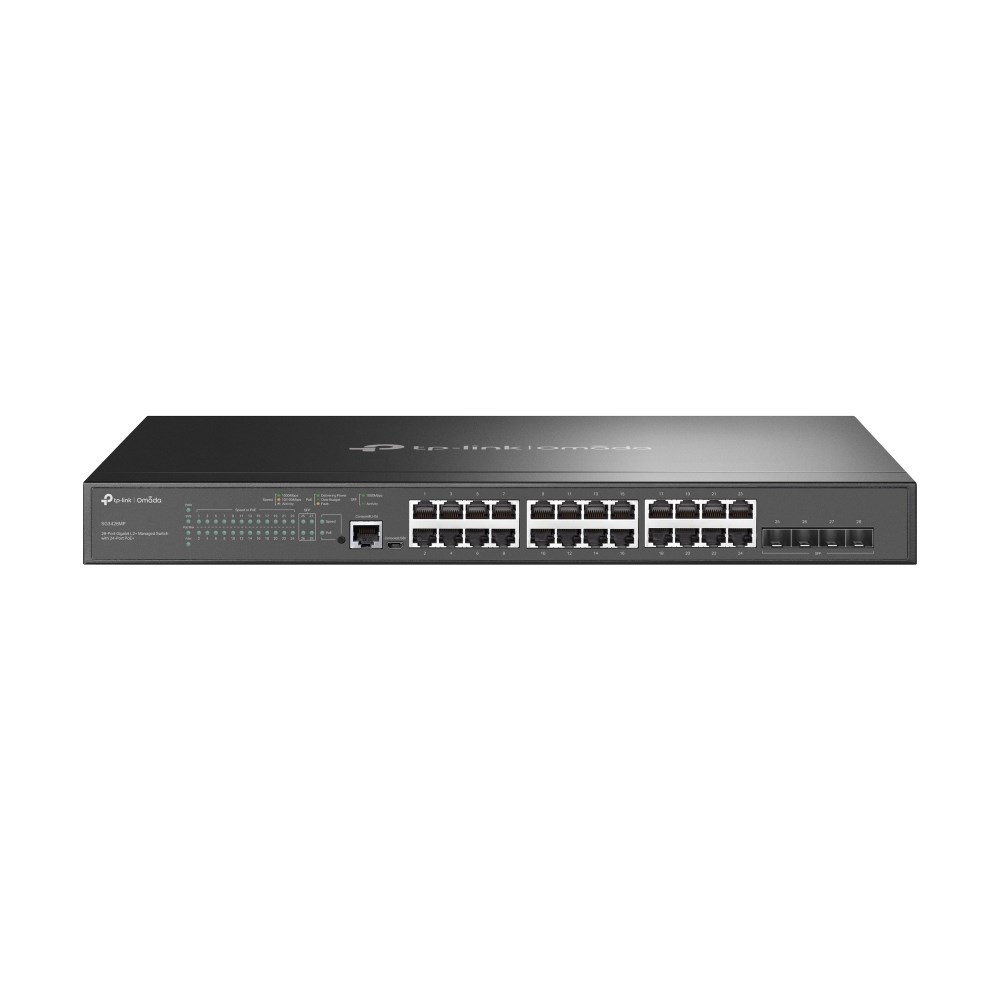TP-Link Omada 28-portni Gigabit L2+ Managed stikalo s 24-portnim PoE+