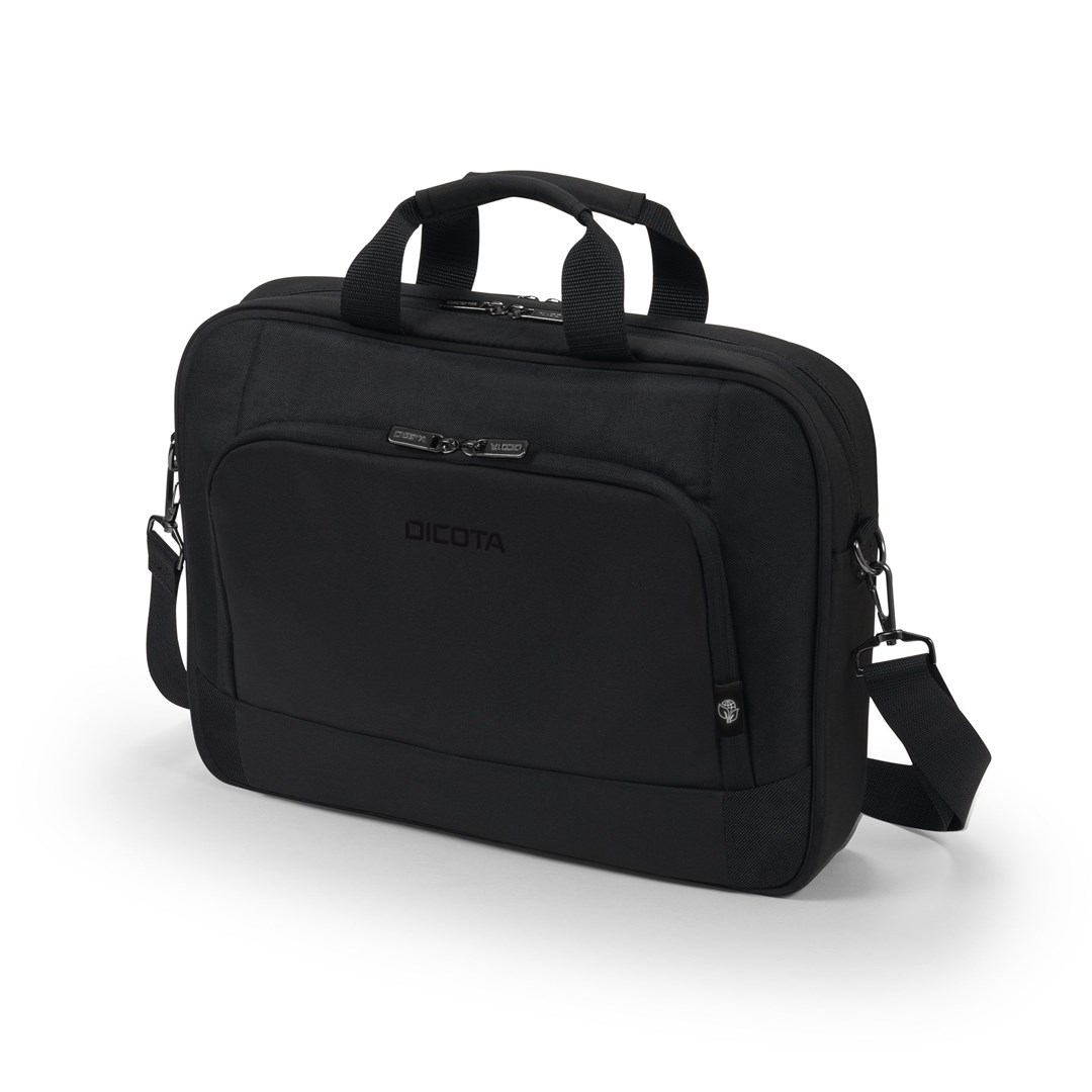 Torba za prenosnik DICOTA Eco Top Traveller BASE, 35.8 cm (14.1"), črna