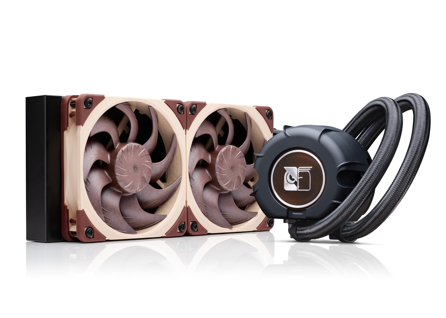 Noctua NL-LC1-24 AIO vodno hlajenje procesorja 240mm, bakrena osnovna plošča, aluminijast radiator, 2x 120mm ventilatorja
