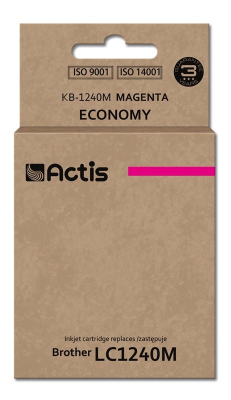 ACS nadomestna črnila za Brother LC1240M/LC1220M, magenta, 19 ml