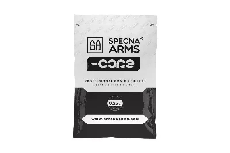Specna Arms CORE 0.25g BB kroglice, 1000 kosov
