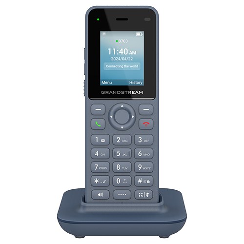 IP telefon Grandstream WP816, brezžični, modra barva, 2 liniji, Wi-Fi