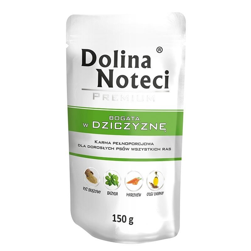 Dolina Noteci Premium z divjačino - mokra hrana za pse - 150g