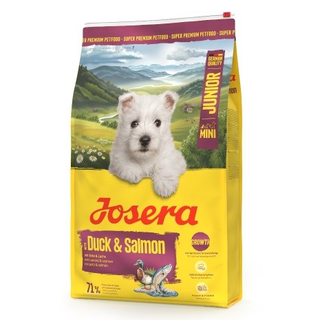 JOSERA Mini Junior Račje & Lososovo suha hrana za mladiče, 10 kg