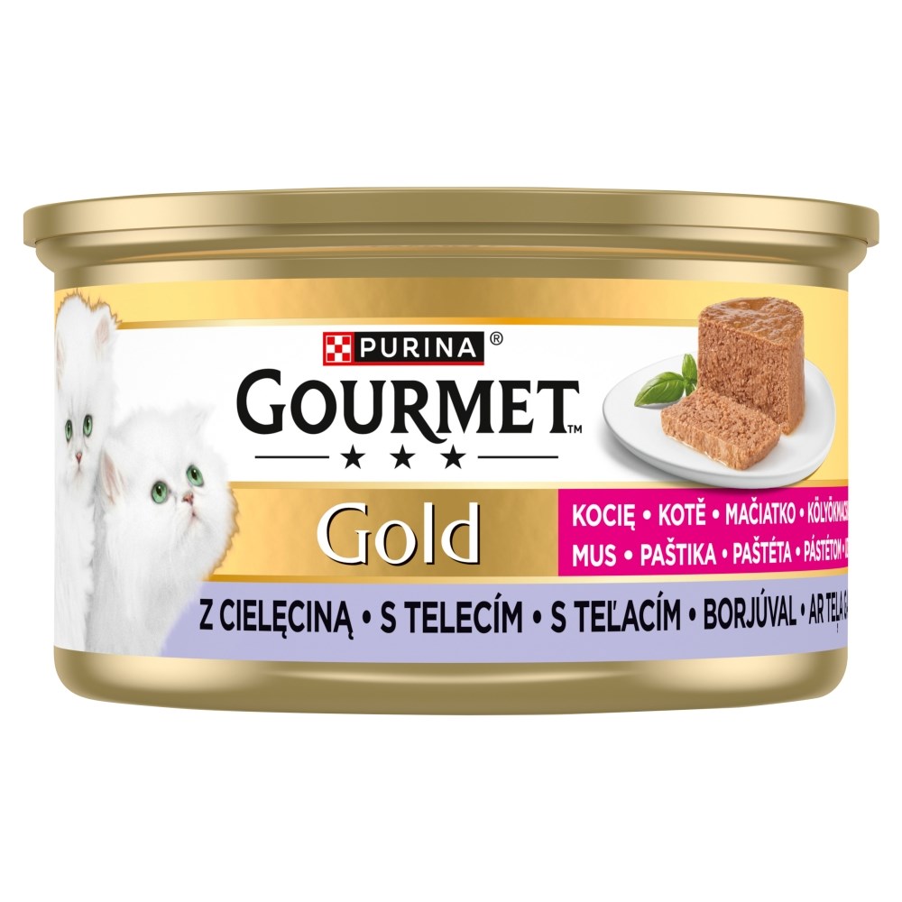 PURINA Gourmet Gold mušica iz telečine za mačke 85 g