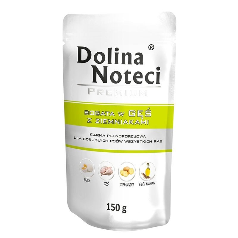 DOLINA NOTECI Premium mokra hrana za pse, gos z krompirjem, 150 g